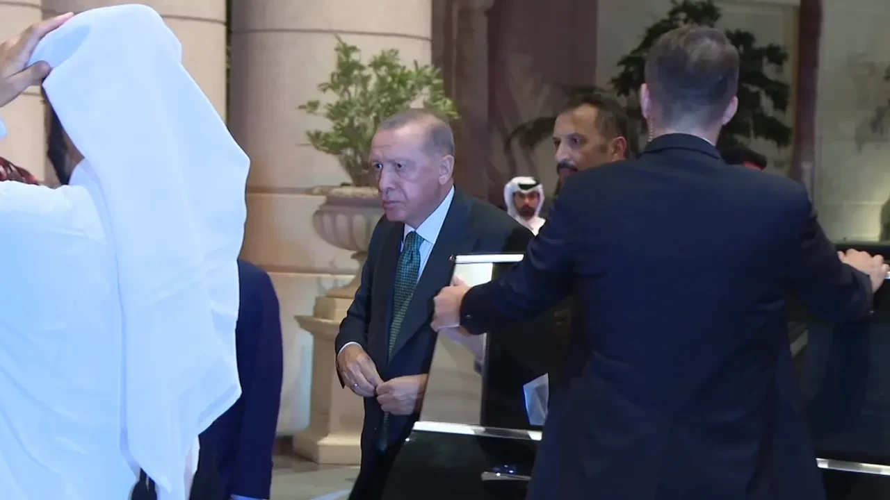Cumhurbaşkanı Erdoğan Katar'da