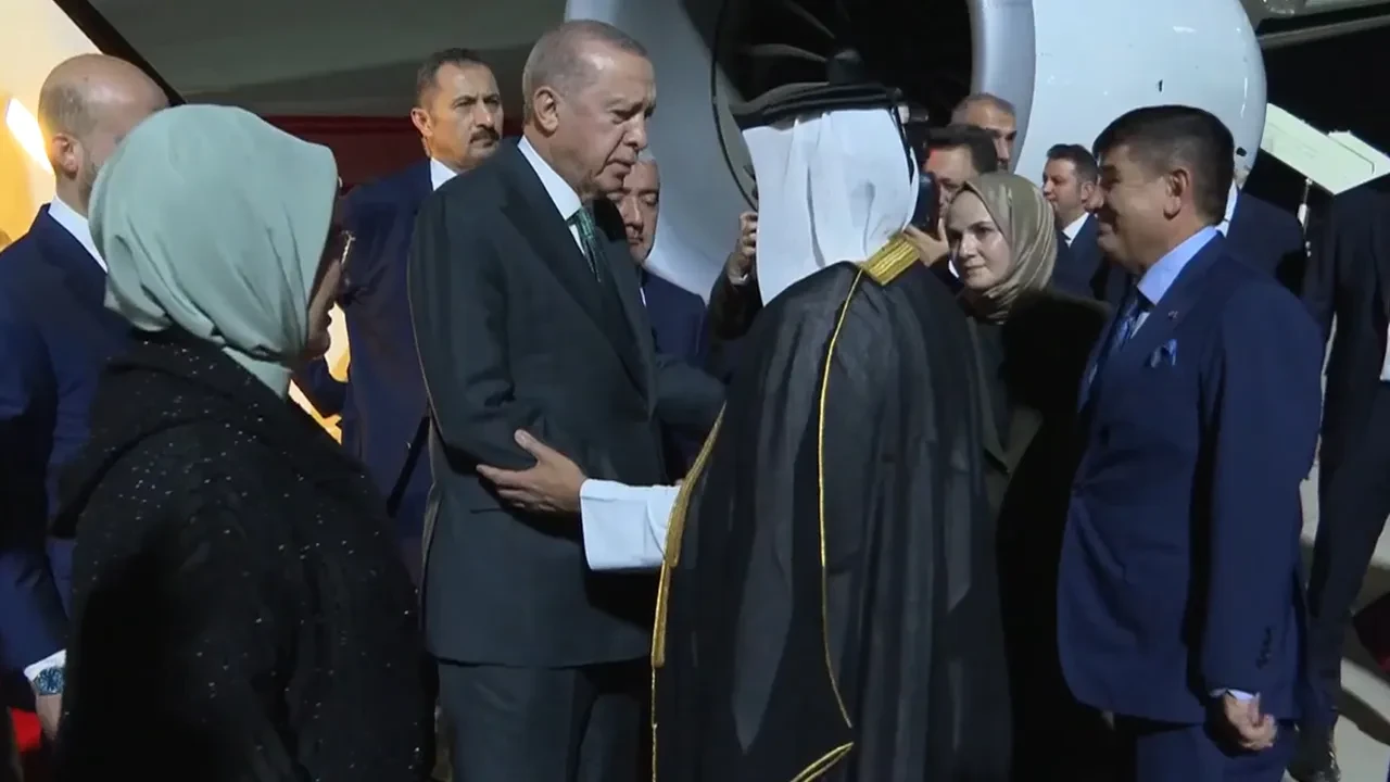 Cumhurbaşkanı Erdoğan Katar'da
