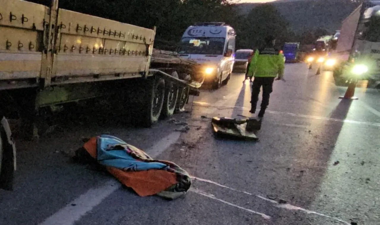 Genç tır sürücüsü feci şekilde hayatını kaybetti!