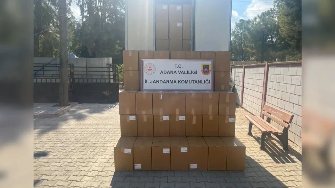 Adana'da kaçak makaron ve sahte bandrol operasyonu!