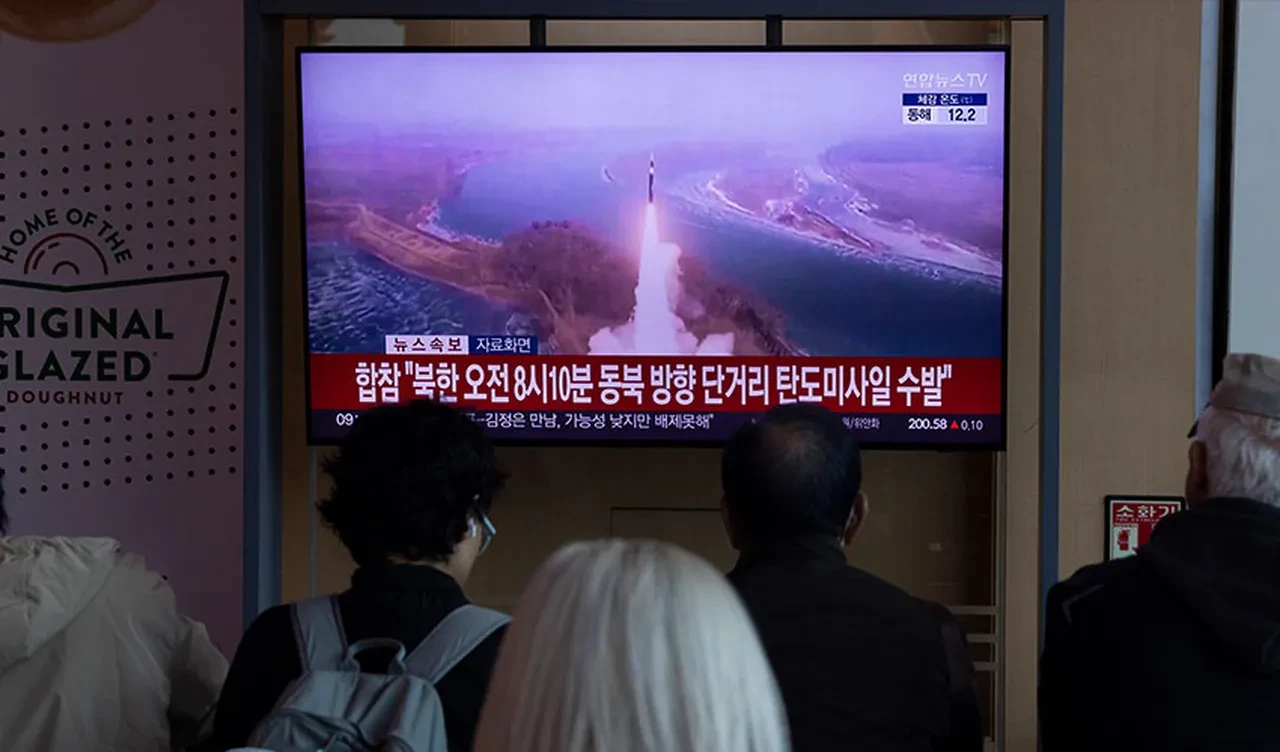 Aylar sonra yeniden! ABD ve müttefiklerine gözdağı: Kuzey Kore balistik füzeleri bir bir fırlattı