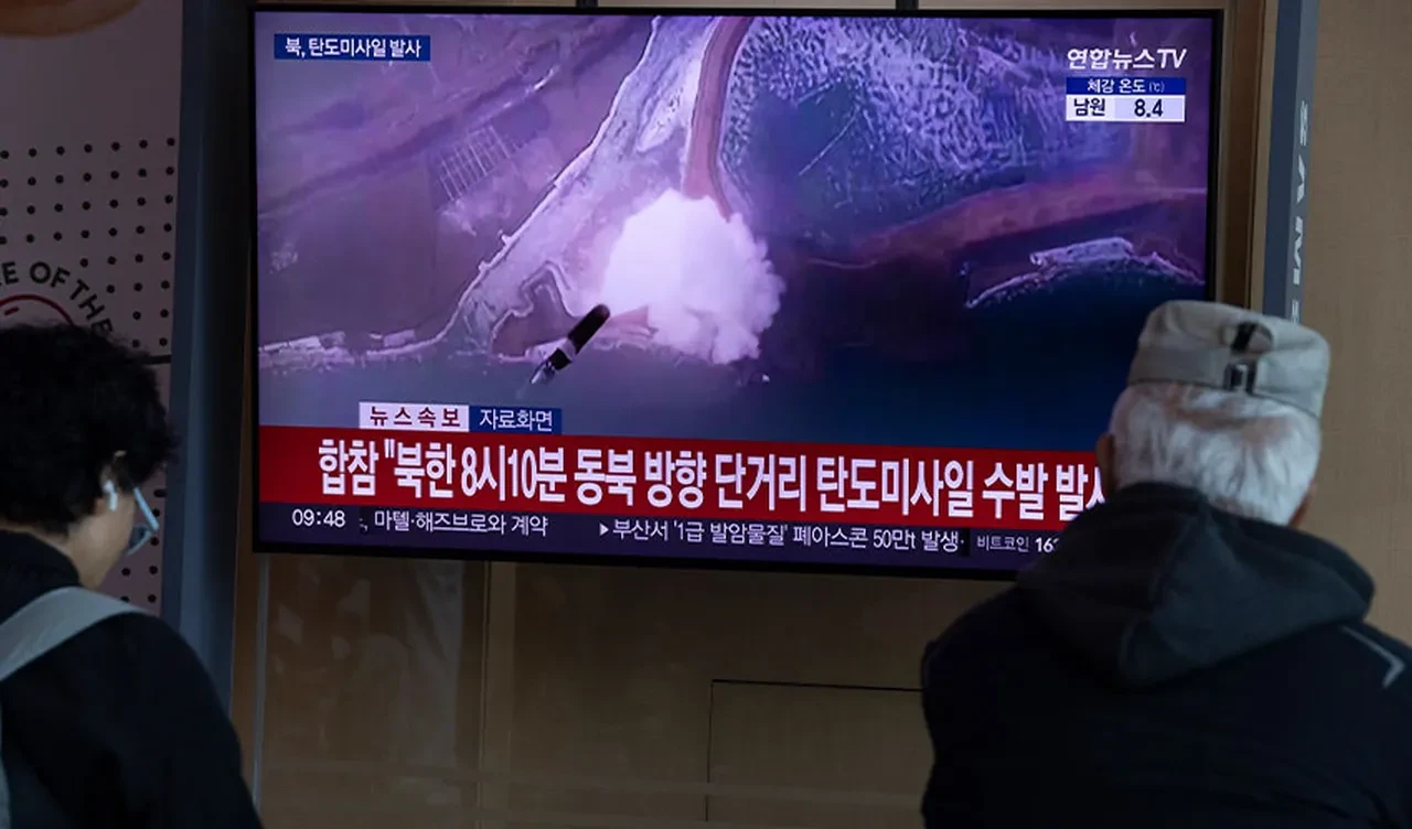 Aylar sonra yeniden! ABD ve müttefiklerine gözdağı: Kuzey Kore balistik füzeleri bir bir fırlattı