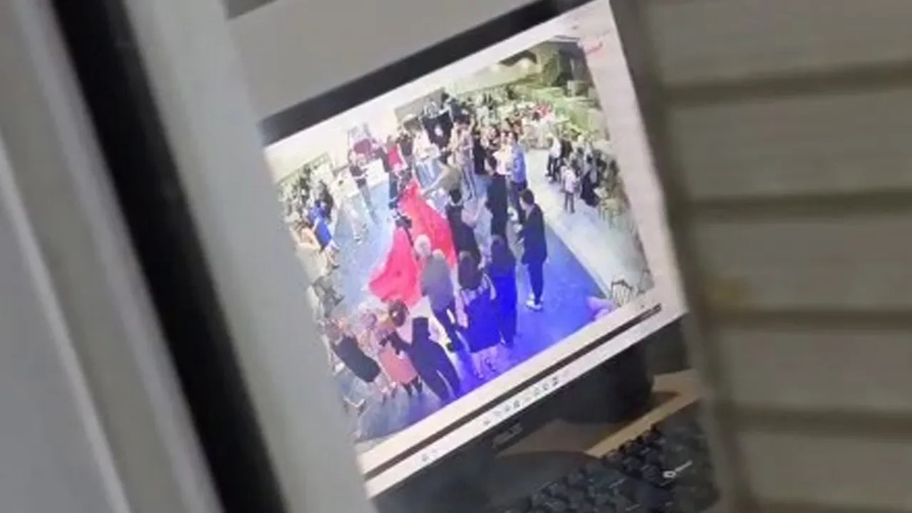 En mutlu günü böyle zehir oldu! Pistte dans ederken kafasına avize düştü