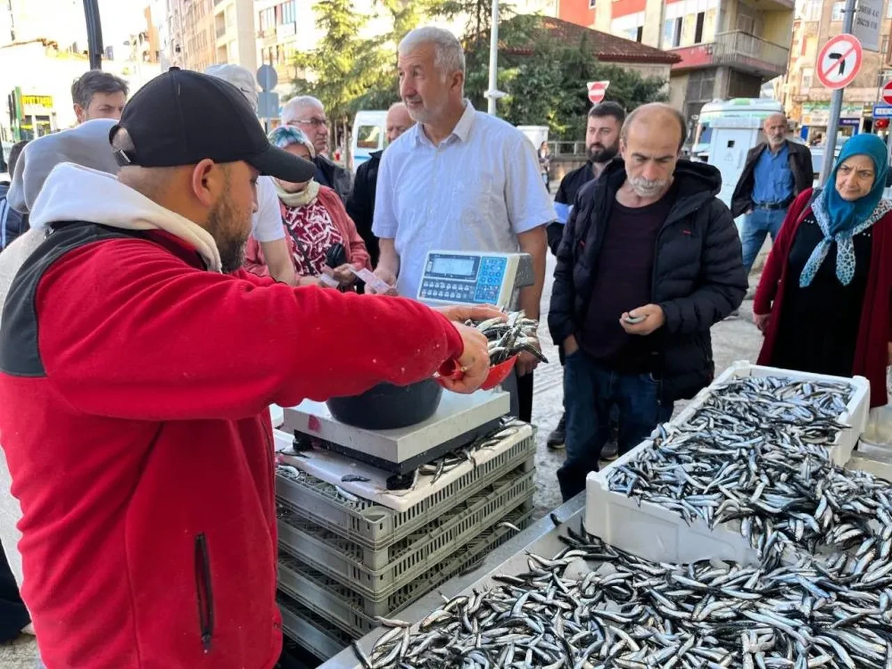 Hamsi'nin fiyatı 25 TL'ye düştü! Vatandaş sıraya girdi