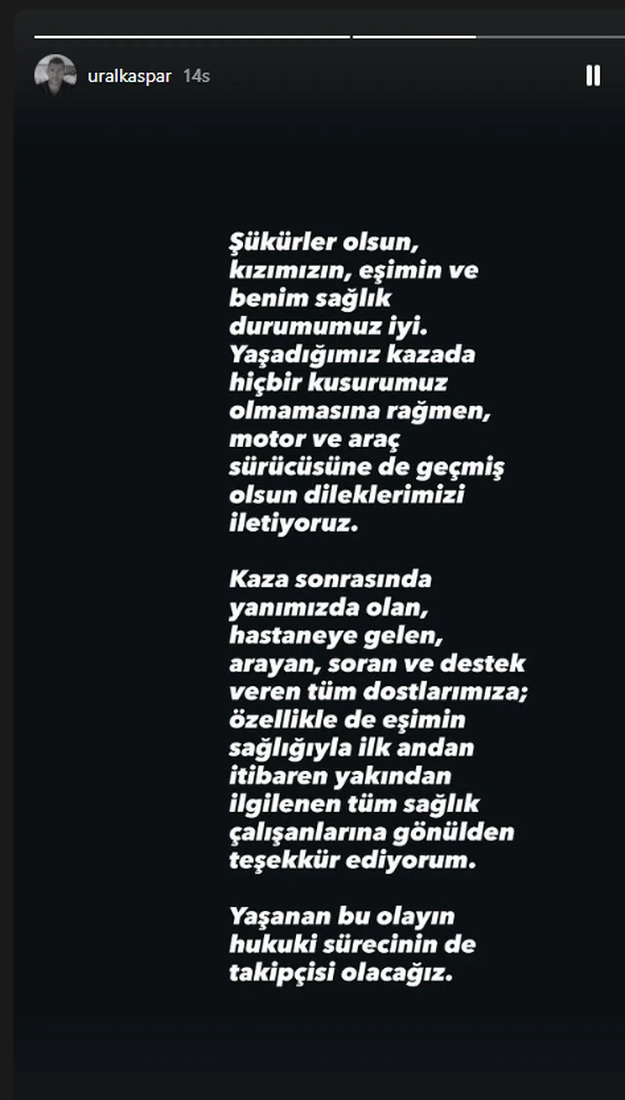 Bebeğiyle birlikte kaza geçiren İrem Helvacıoğlu'ndan ilk açıklama: 12 dikiş atıldı