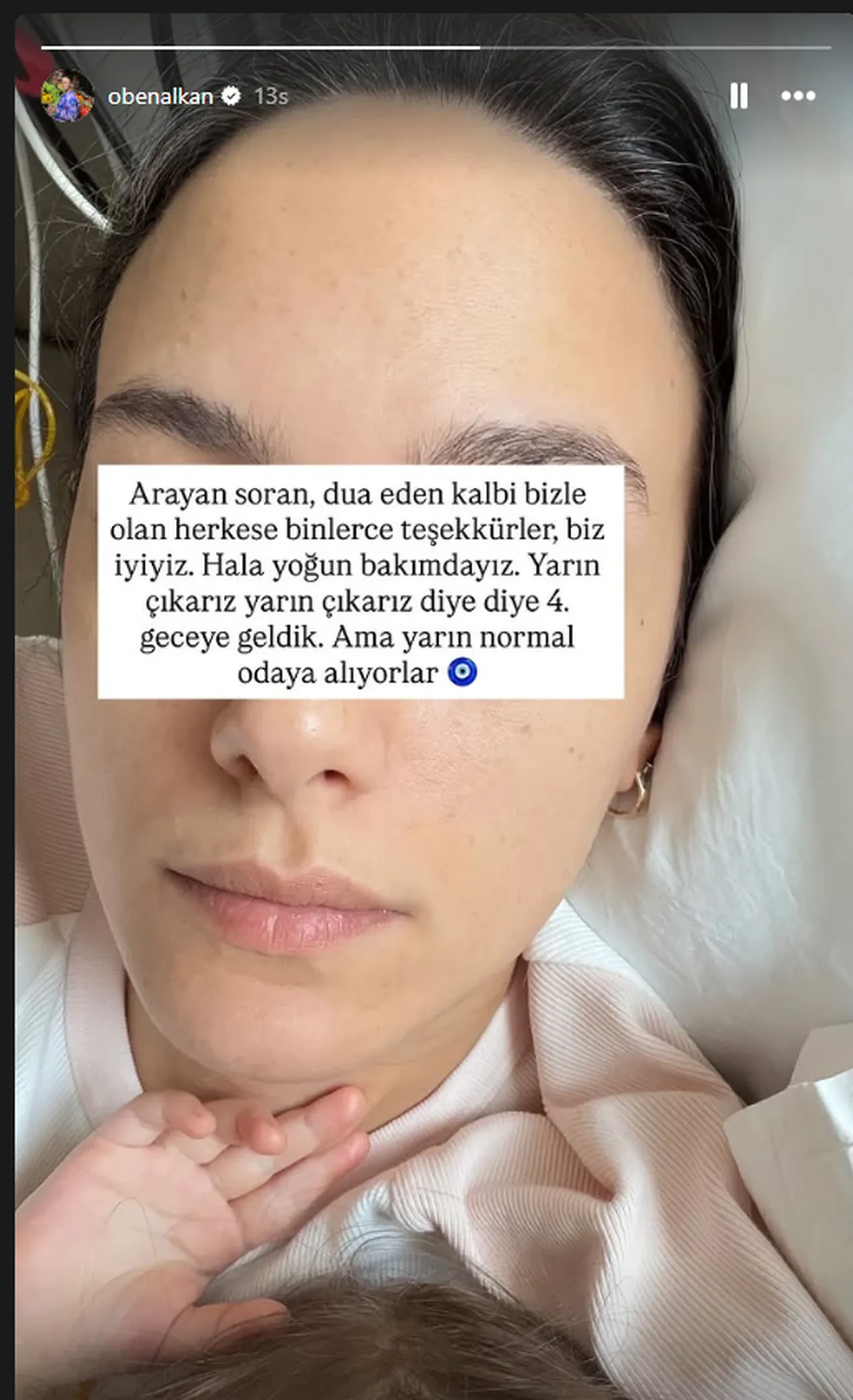 Bora Akkaş ile Oben Alkan'ın kızları yoğun bakımdan çıktı! Taburcu olduğu videoya beğeni yağdı