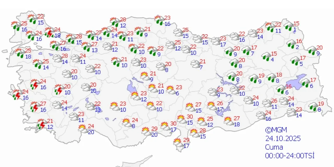 Sağanak bastıracak! İçişleri Bakanlığı duyurdu: 8 ilde sarı kodlu alarm!