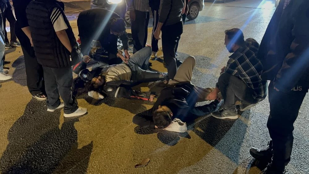 Adıyaman’da meydana gelen motosiklet kazasında 3 kişi yaralandı