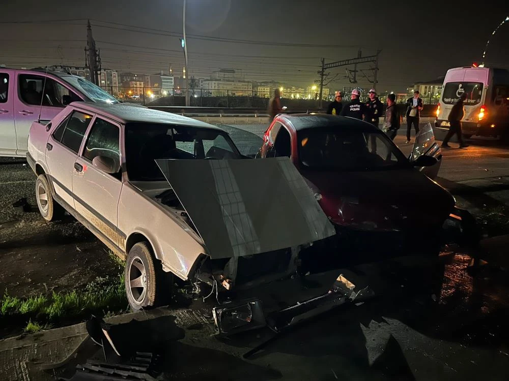 Tekirdağ’da zincirleme kaza, 3 kişi yaralandı