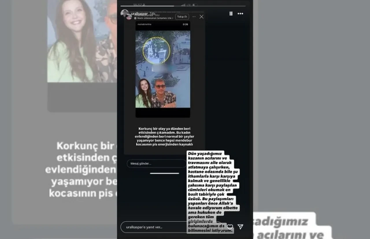 İrem Helvacıoğlu'nun eşi Ural Kaspar küplere bindi: Hepsi mendebur kocasının pis enerjisinden