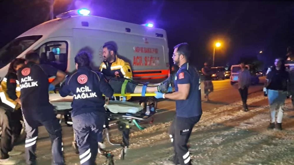 Karaman’da panelvan araç takla attı, 5’i çocuk 7 kişi yaralandı