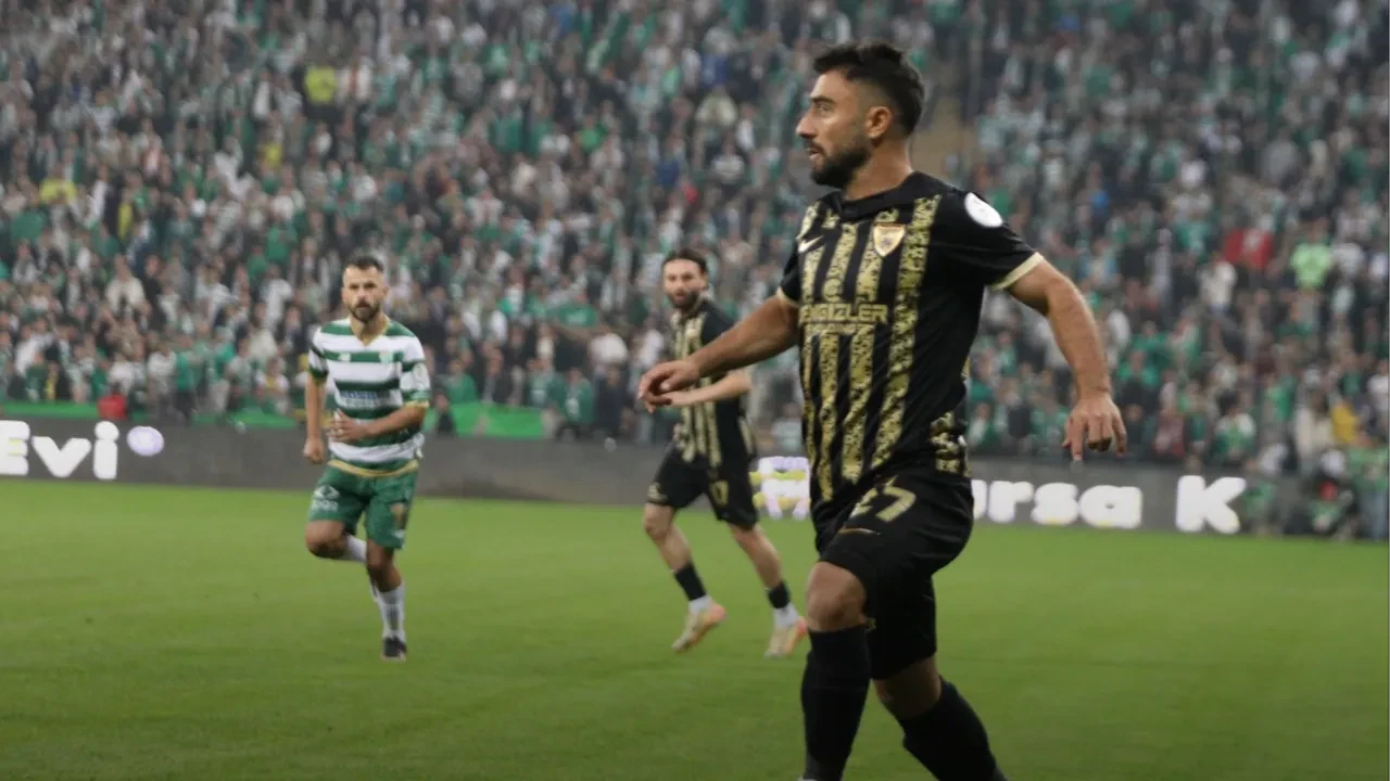 İkinci Lig'in nefes kesen maçında kazanan yok: Bursaspor Muş Spor ile 2-2 berabere kaldı