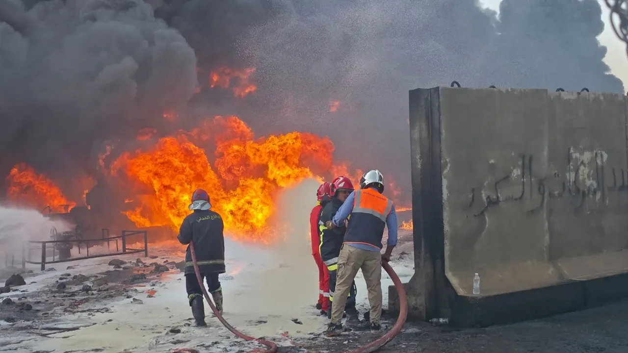Irak’ta petrol sahası havaya uçtu! Ölü ve yaralılar var