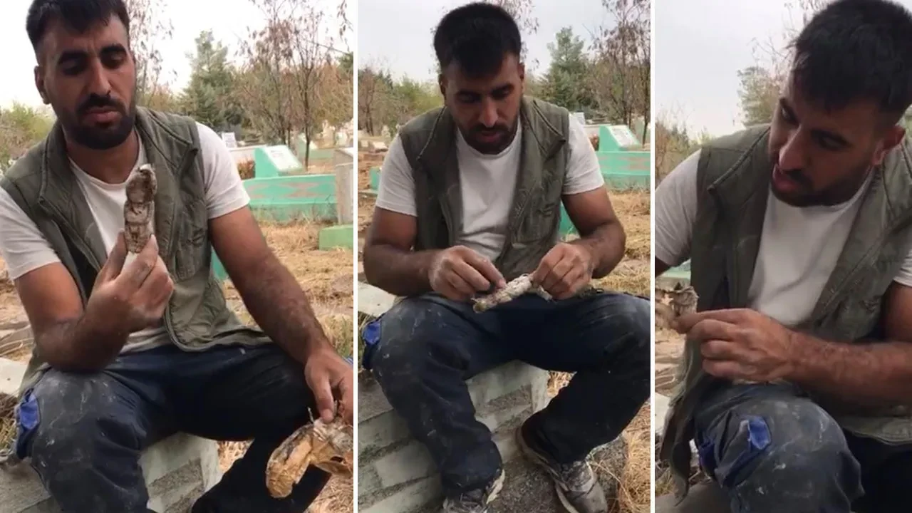 Mezar toprağından çıkana bakın! Görür görmez o hareketi yaptı: Tek şüphe var