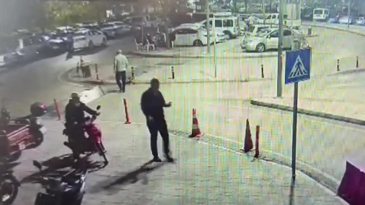 Hastaneden motosiklet çaldı, savunması şaşkına çevirdi