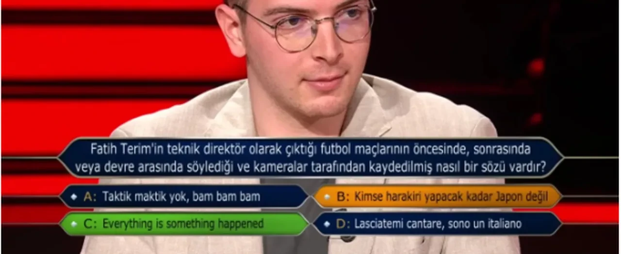 Kim Milyoner Olmak İster'de Fatih Terim sürprizi! Unutulmaz repliği tekrar hatırlandı