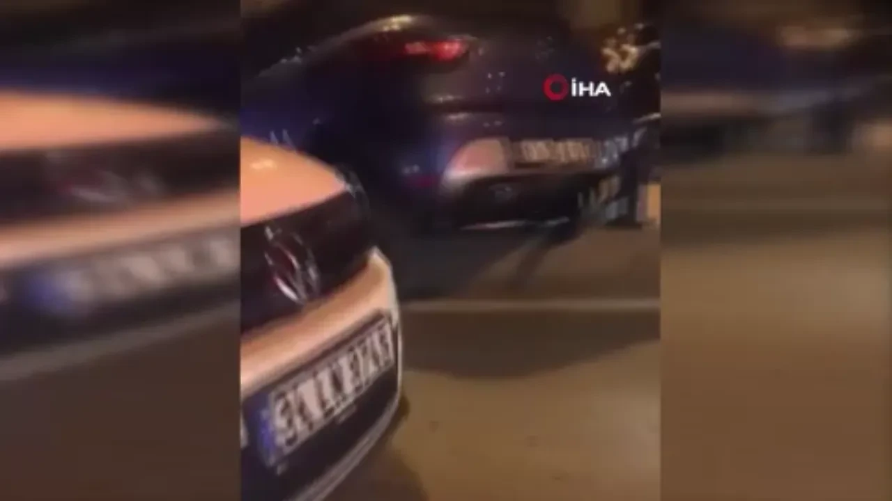 Sözde eğlence kötü bitti! Feci kaza anı kamerada