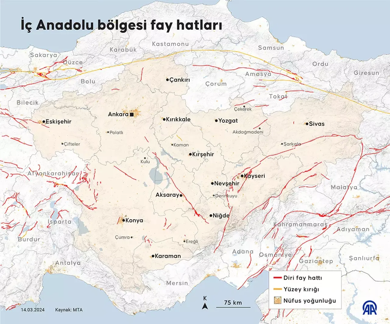 İşte Türkiye'nin en tehlikeli fay hatları! 45 il risk altında