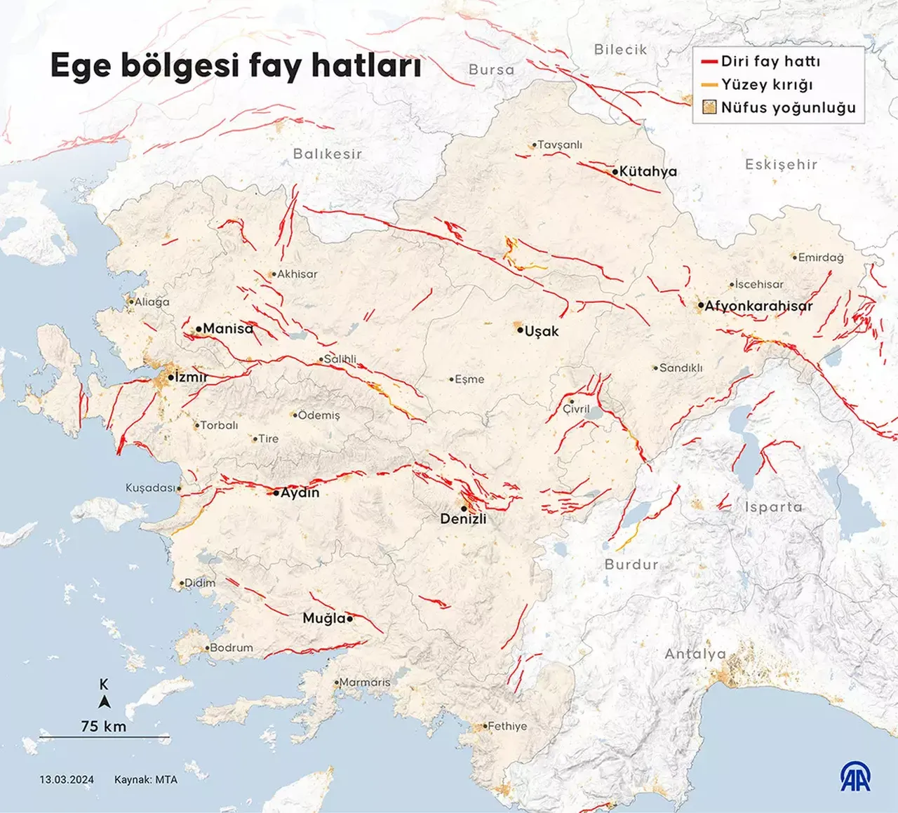 İşte Türkiye'nin en tehlikeli fay hatları! 45 il risk altında
