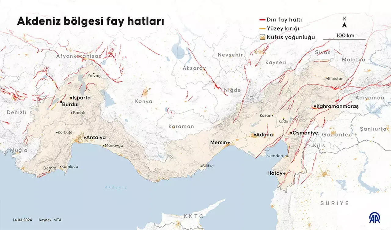 İşte Türkiye'nin en tehlikeli fay hatları! 45 il risk altında