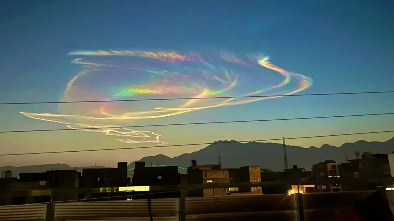 Nadir doğa olayını görenler telefona sarıldı! 