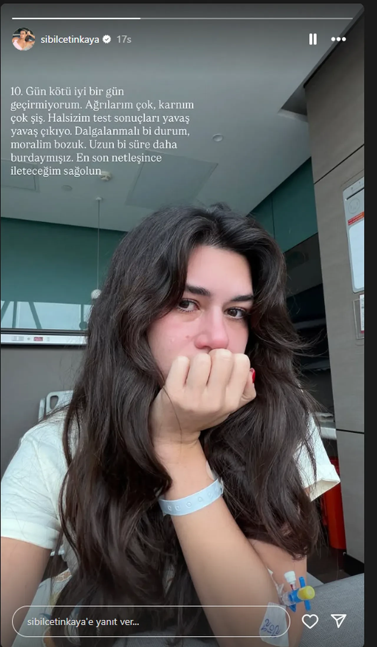 Sibil Çetinkaya hastane odasında zor günler geçiriyor: Uzun süre daha buradayım