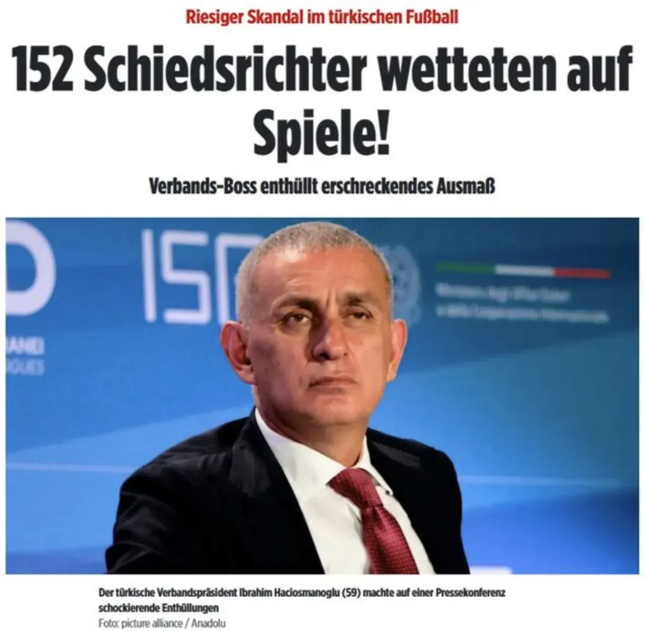 Sözde hakemlerin bahis rezilliği Avrupa basınında! Manşetlere taşıdılar