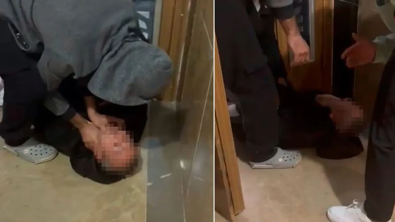 Taciz iddiası mahalleliyi ayağa kaldırdı! Önce dövdüler sonra polise teslim ettiler