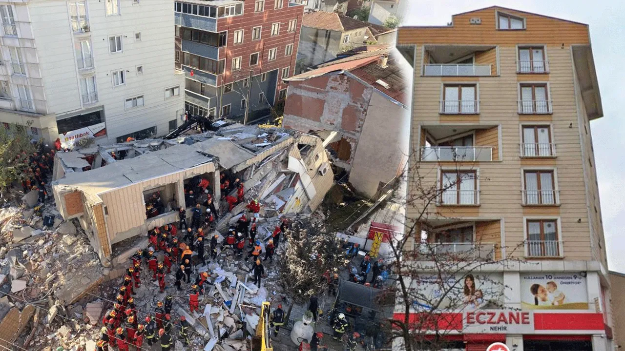 Facia geliyorum demiş! Gebze'deki çöken binanın dün çekilen görüntüleri ortaya çıktı