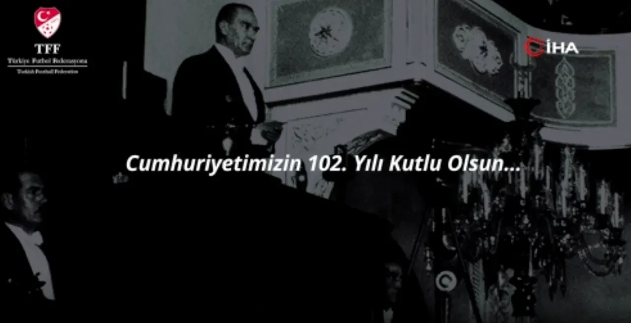 Kadın ve erkek millilerden 29 Ekim Cumhuriyet Bayramı mesajı!