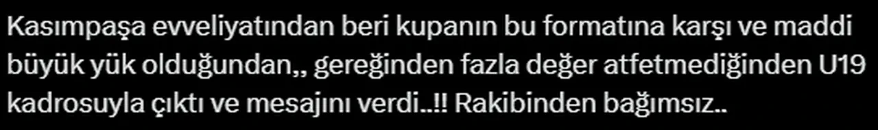Kasımpaşa Ziraat Türkiye Kupası’ndan elendi: Taraftarlardan çarpıcı eleştiriler geldi!
