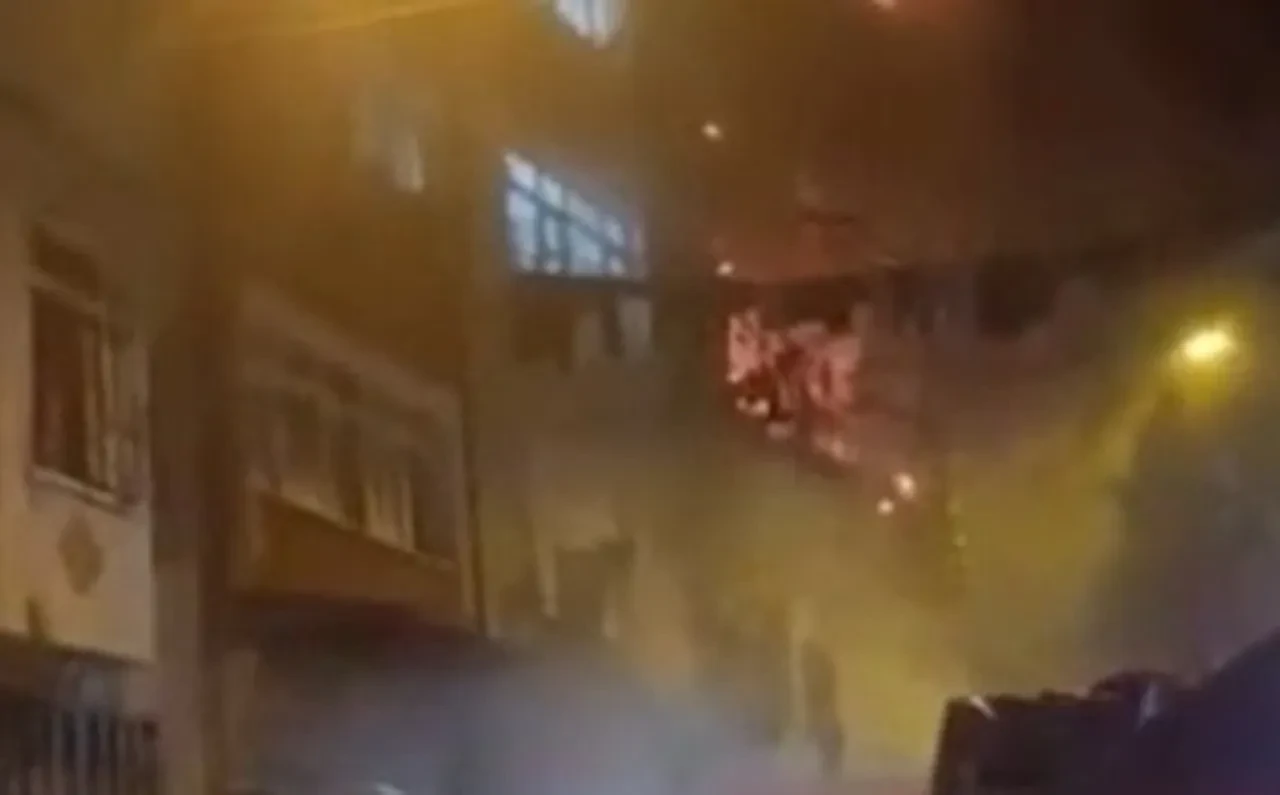 Kız isteme şovu kabusu yaşattı! Apartmanda 8 kişi mahsur kaldı