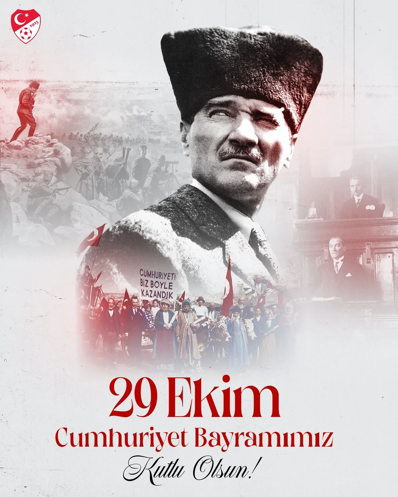 Spor camiasından 29 Ekim Cumhuriyet Bayramı mesajları