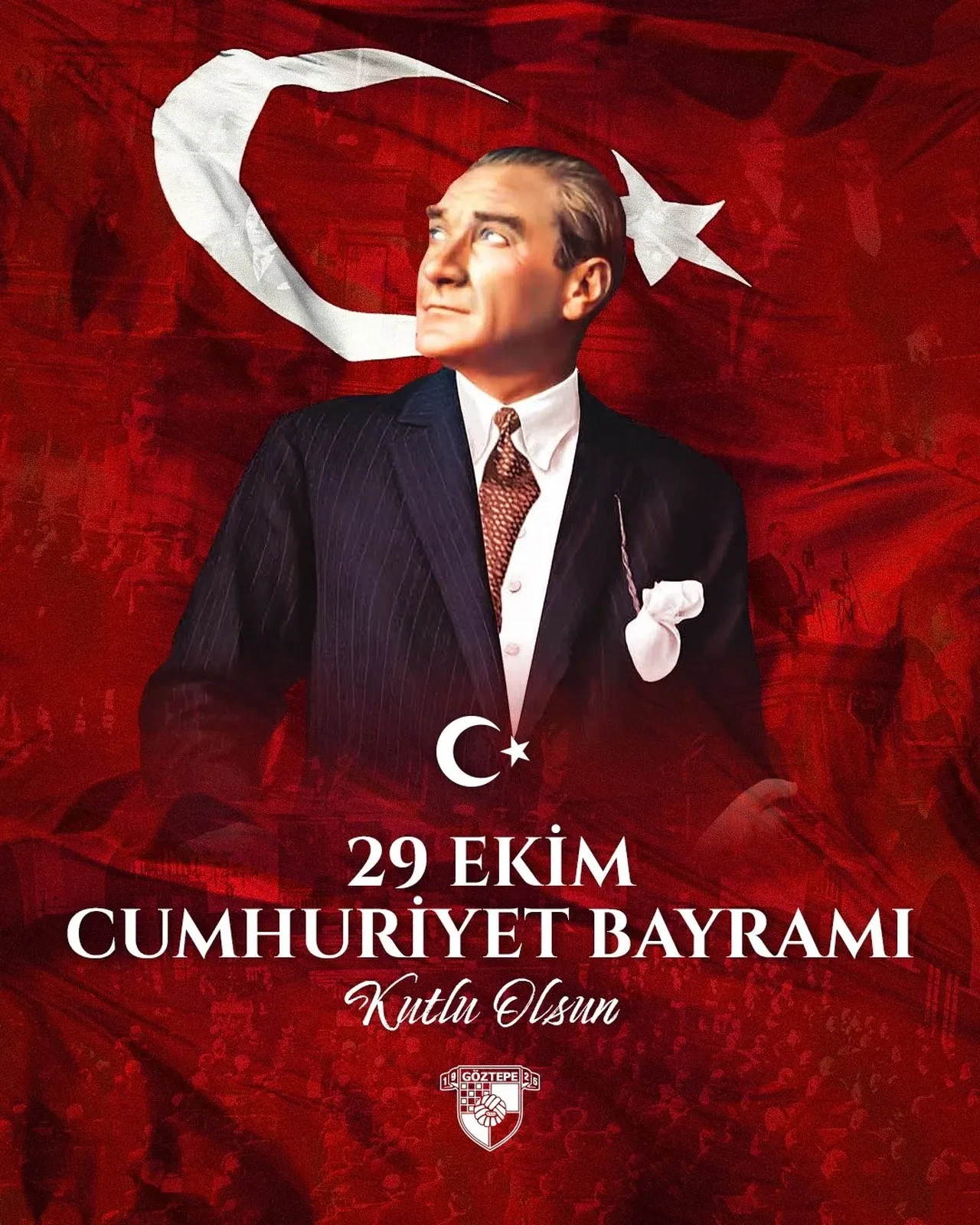 Spor camiasından 29 Ekim Cumhuriyet Bayramı mesajları