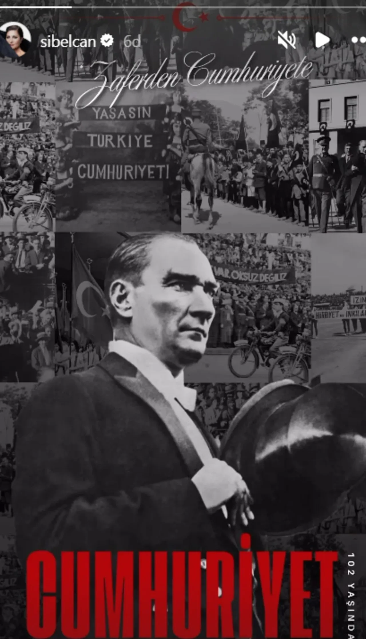 Ünlülerden 29 Ekim Cumhuriyet Bayramı mesajları