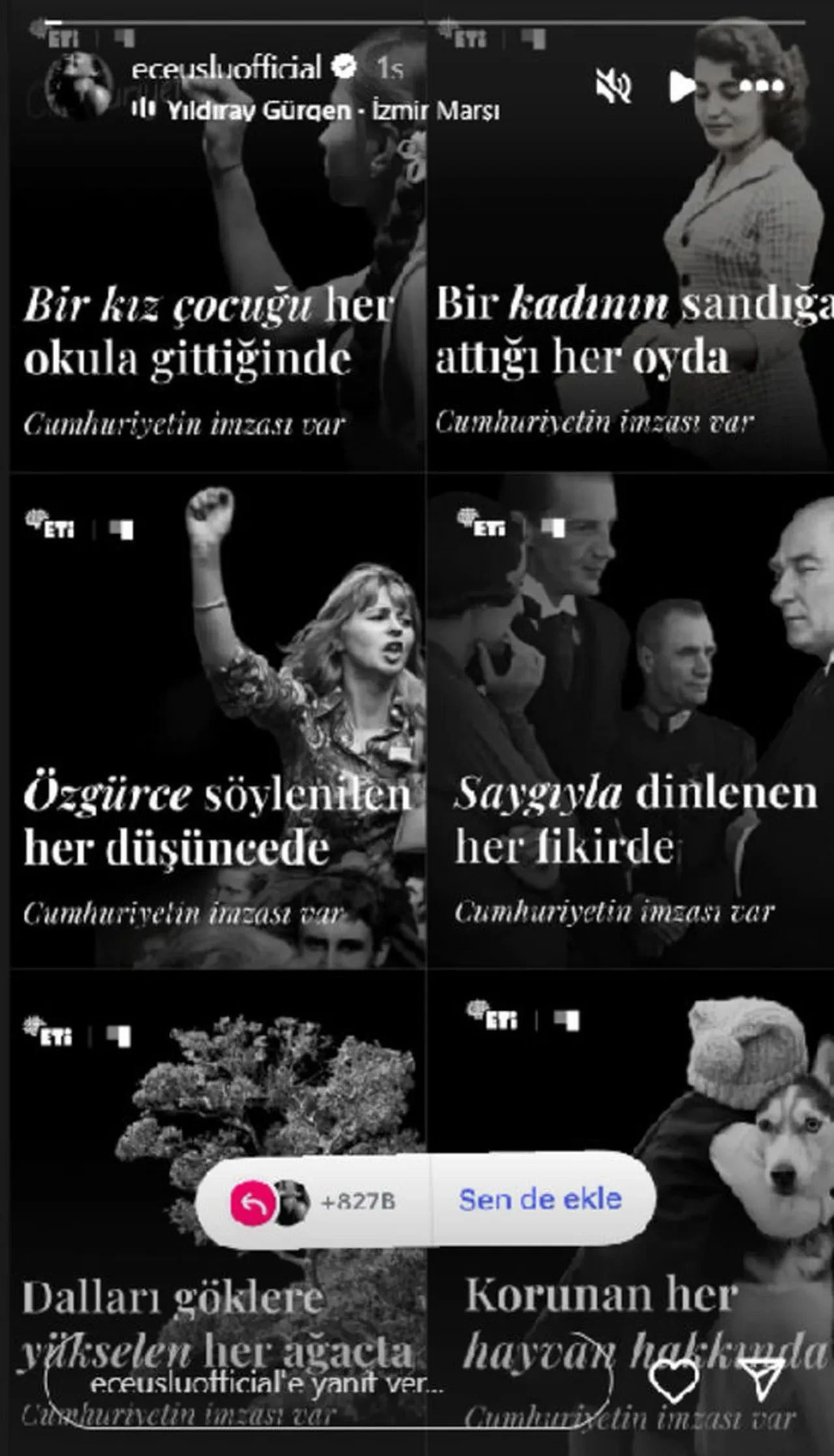 Ünlülerden 29 Ekim Cumhuriyet Bayramı mesajları