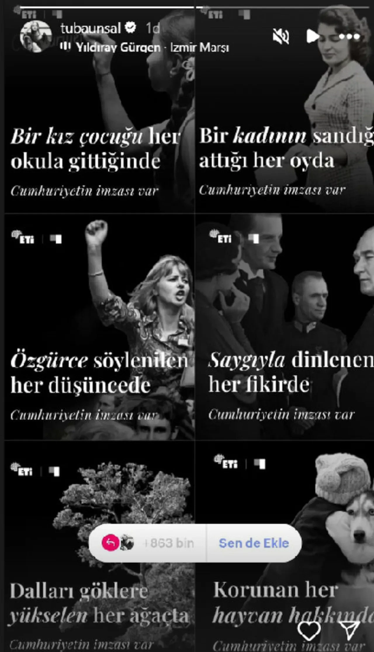 Ünlülerden 29 Ekim Cumhuriyet Bayramı mesajları