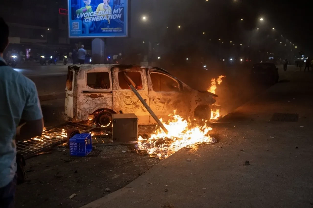 Fas yangın yerine döndü! Protestolar şiddete dönüştü: Ölü ve yaralılar var