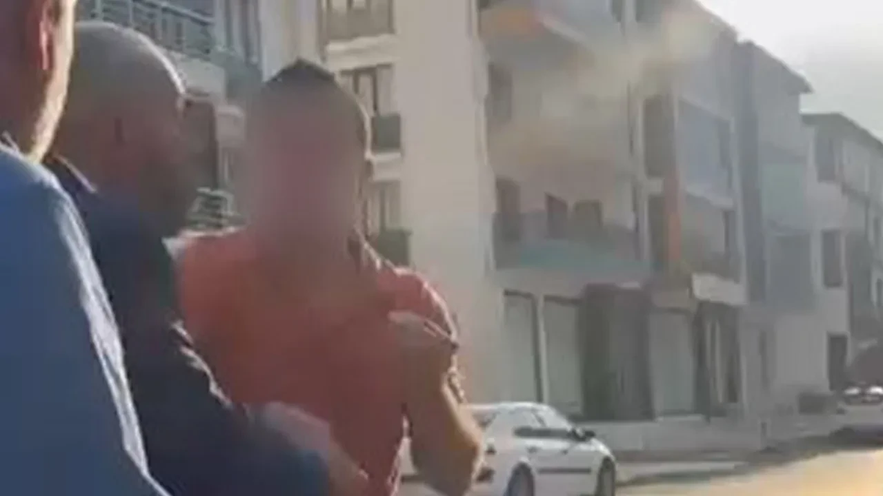Tartıştığı sürücüye böyle saldırdı