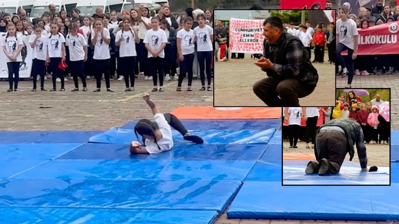 29 Ekim'de duygu dolu anlar: Kızını o halde görünce dayanamadı, atkısıyla işe koyuldu