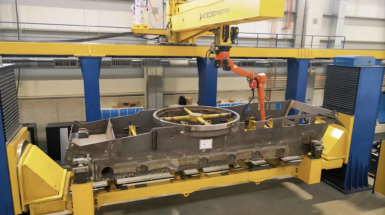 ALTAY Tankı seri üretiminde yerli robotlar işi üstlendi