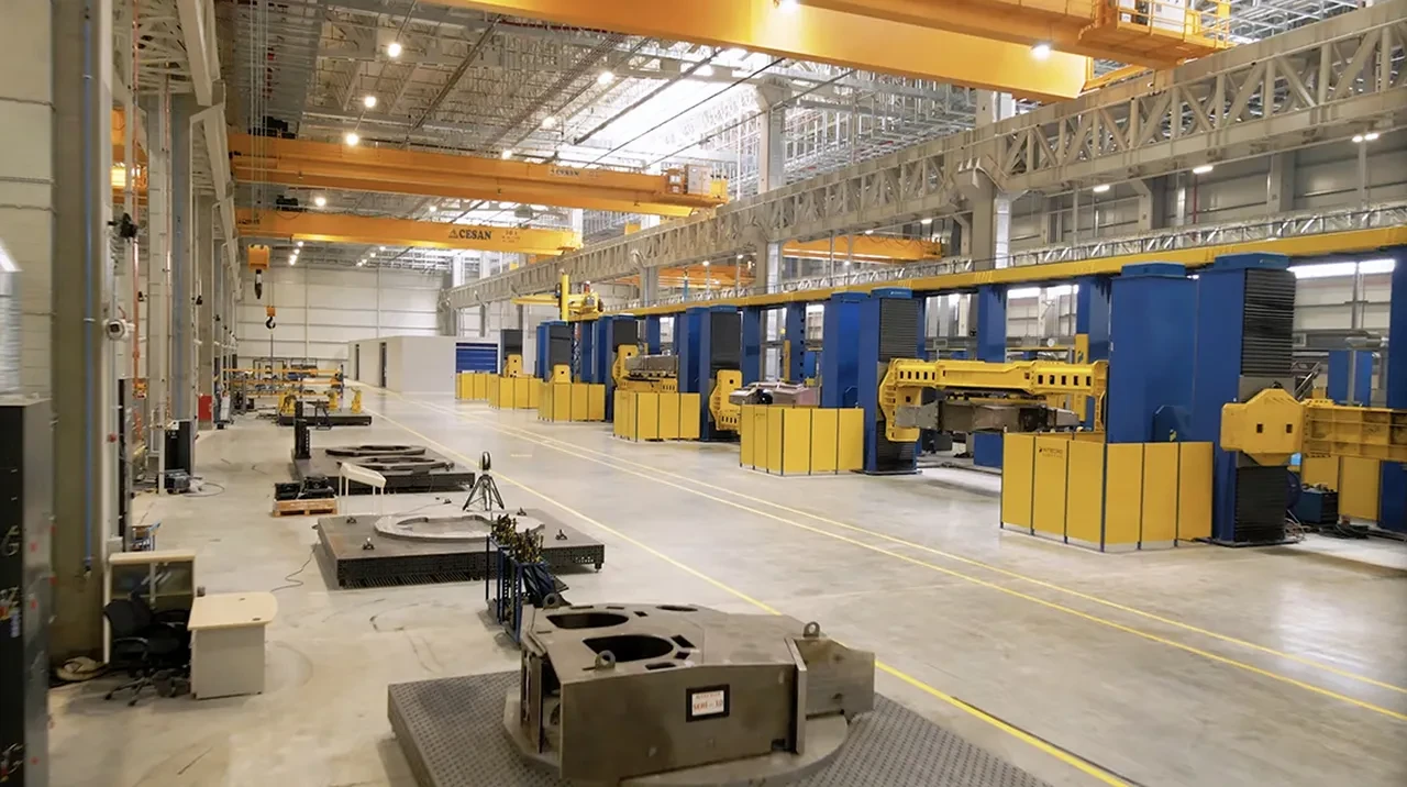 ALTAY Tankı seri üretiminde yerli robotlar işi üstlendi
