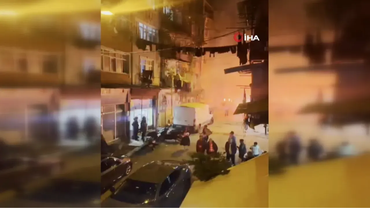 Beyoğlu’nda ortalık savaş alanına döndü! Kız istemede patlatılan havai fişekler evi yaktı