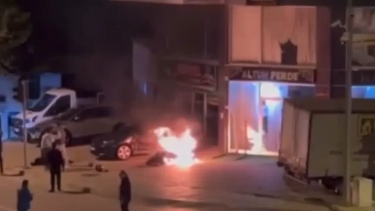 Cayır cayır yanmaktan son anda kurtarıldı! 