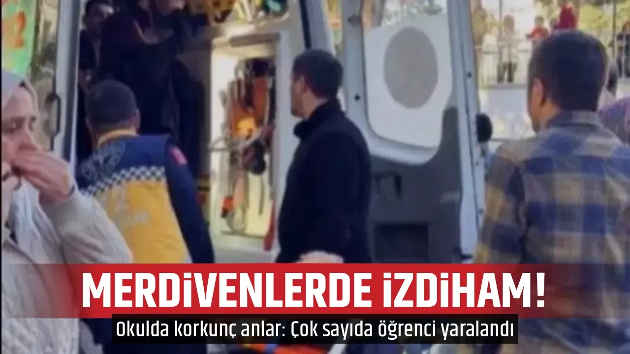 MERDİVENLERDE İZDİHAM!