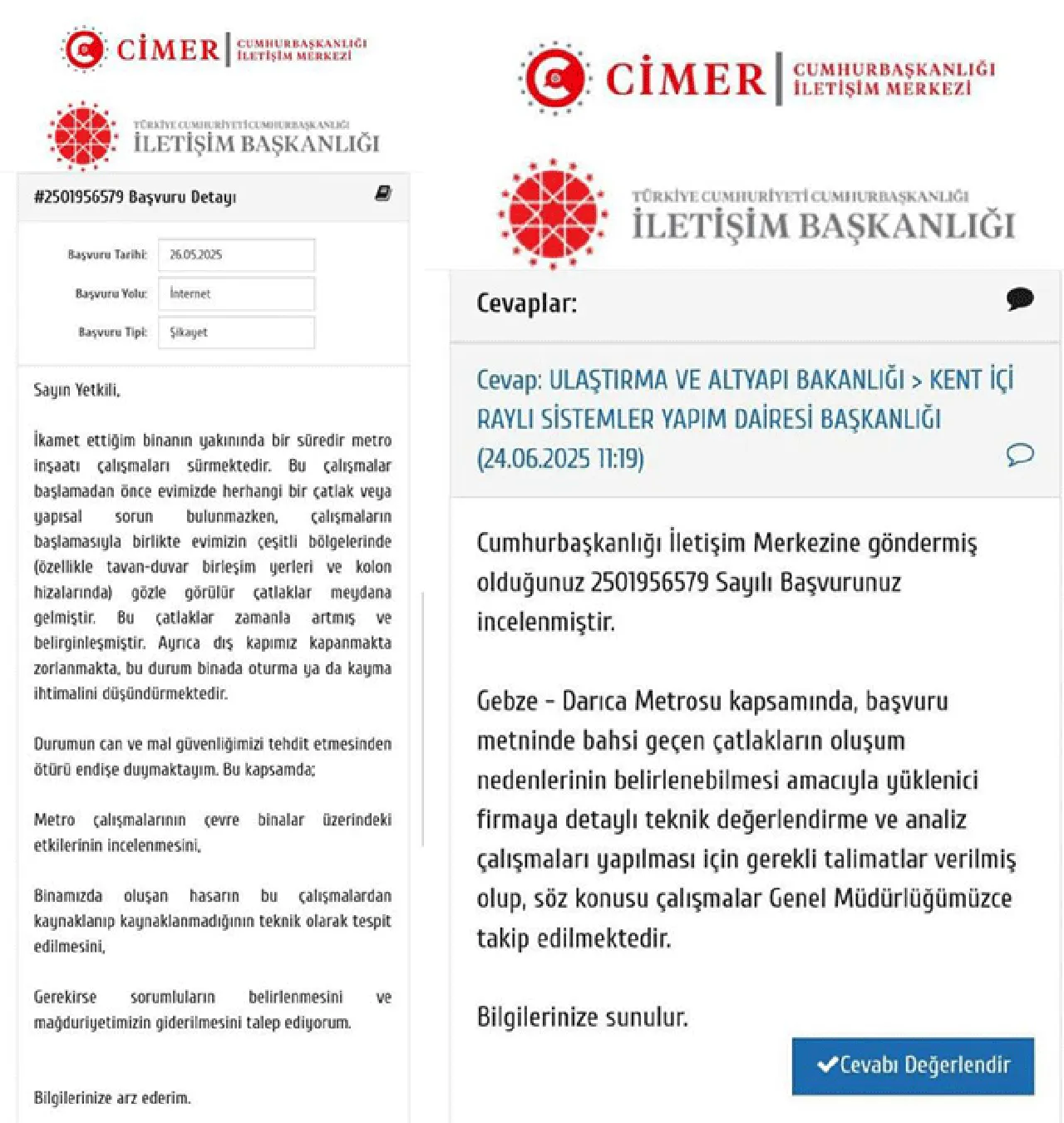 Gebze'de çöken bina hakkında yeni gelişme! Komşuları 4 ay önce CİMER'e şikayet etmiş
