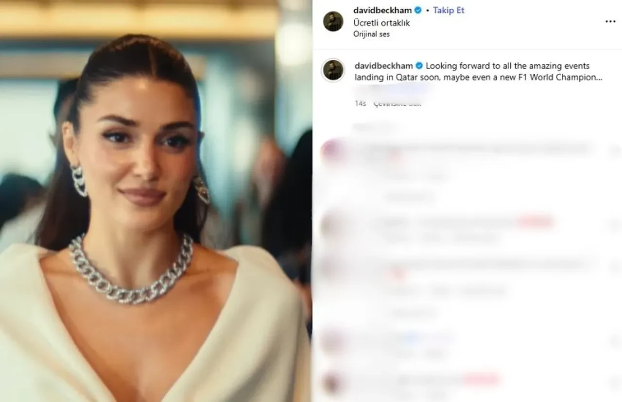 Hande Erçel ile David Beckham aynı projede! 