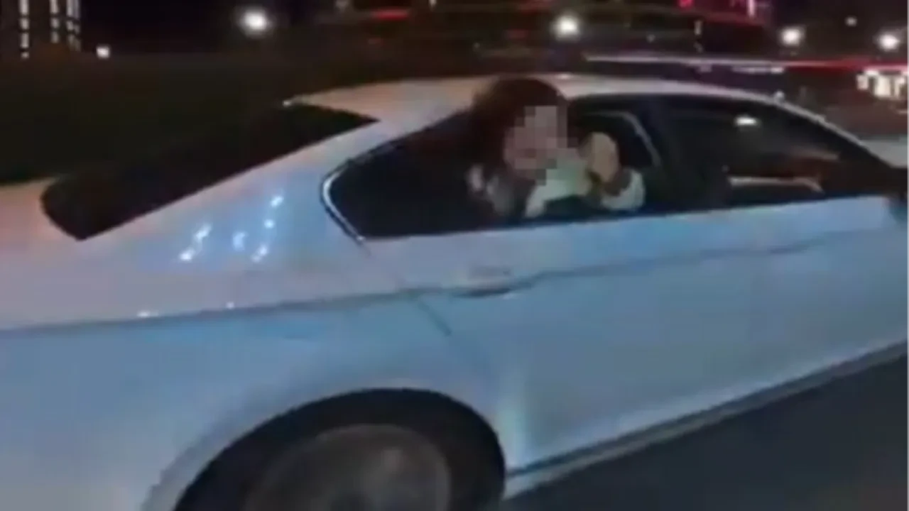 Trafikte 'imdat' diye bağırdığı anlar kan dondurdu! Polis ekipleri harekete geçti