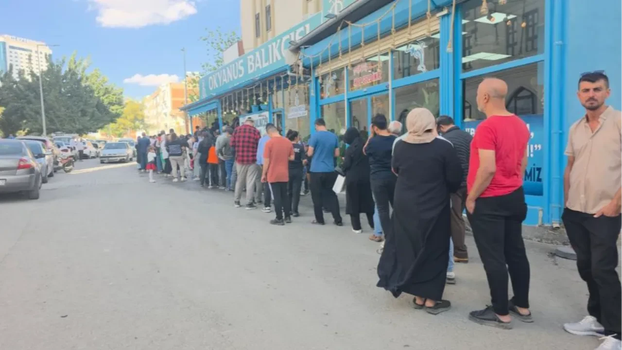 Ucuz hamsiye hücum! Kuyruğun başı var sonu yok: Vatandaş hamsiye doyacak