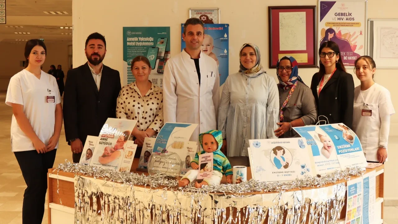 Beyşehir’de bebek dostu hastanede anne sütünün önemi anlatıldı